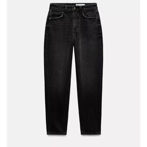 Zara Black High Rise Jeans with Vintage Appeal